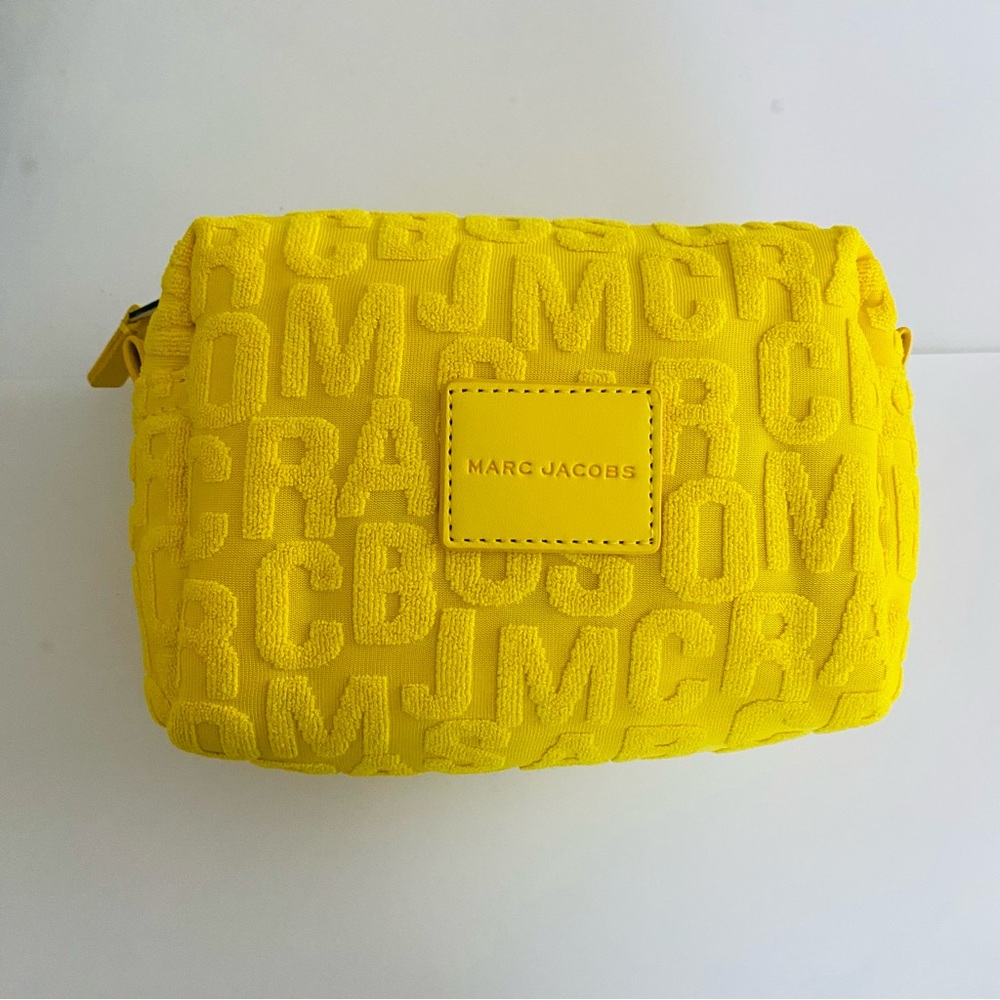 NWOT Marc Jacobs Yellow Cosmetic Bag